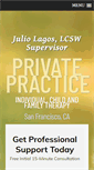 Mobile Screenshot of juliolagostherapy.com
